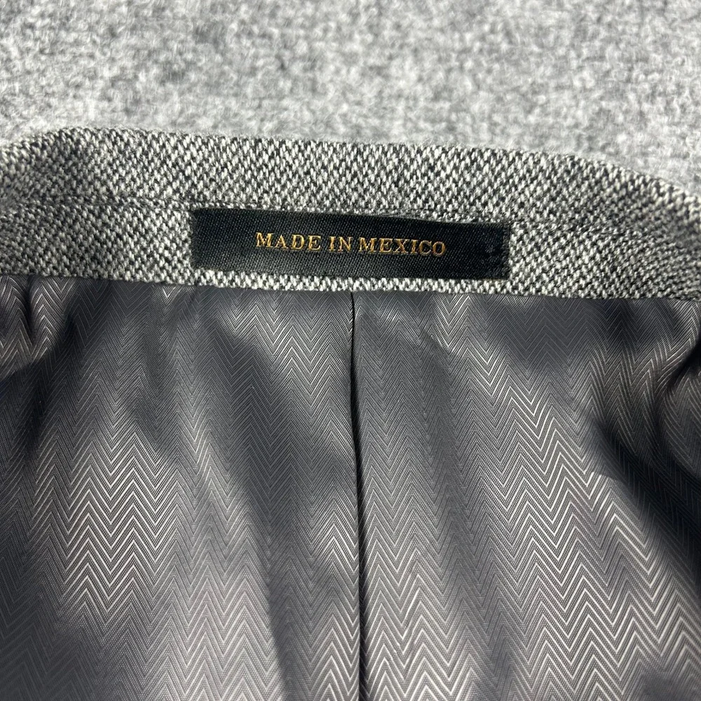 Jos.‎ A. Bank Sport Coat Mens 48 Regular Grey Wool Cashmere Reserve Italian